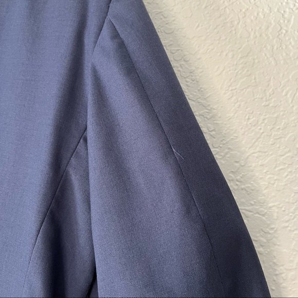 United States Air Force 1972 Blue Officer Uniform Tropical Wool Coat Jacket 39R - Picture 7 of 9